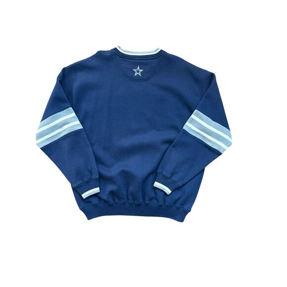 Vintage DALLAS Men's Blue Long Sleeves Crewneck Cowboys Sweatshirt Size xl - Picture 2 of 3